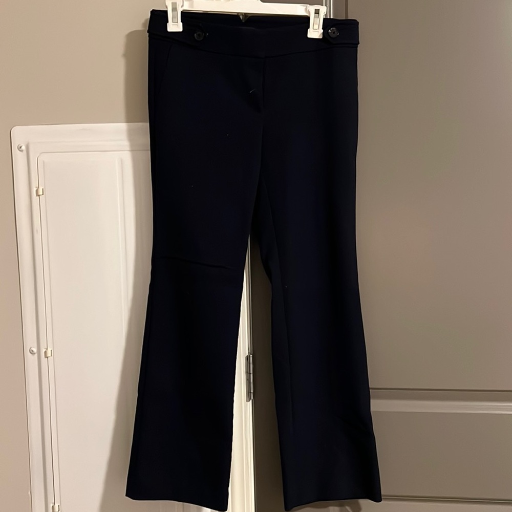 Womens loft navy blue dress pants